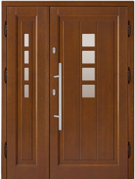 drzwi zewnętrzne drewniane KamadoorK-D42+dostawka