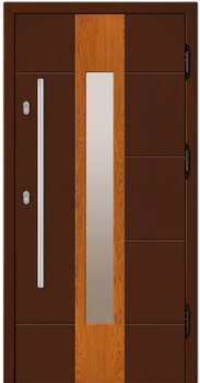 drzwi zewnętrzne drewniane KamadoorK-F3Dwukolor