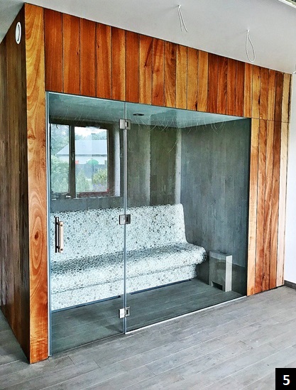 Sauna kamadoor ścianki prysznicowe szklane