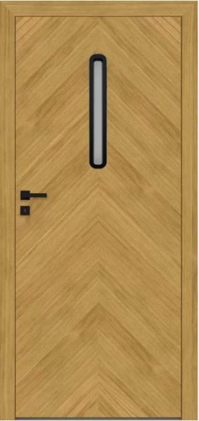 drzwi dre Wood M4 - W1 wzór drewno mozaika 